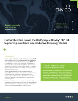 Historical control data for the Hsd:Sprague Dawley® SD® rat: supporting excellence in reproductive toxicology studies